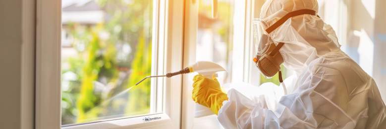 Schädlingsbekämpfung im Einsatz